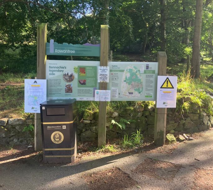 2024 08 16 RTS Rowantree Car Park signs