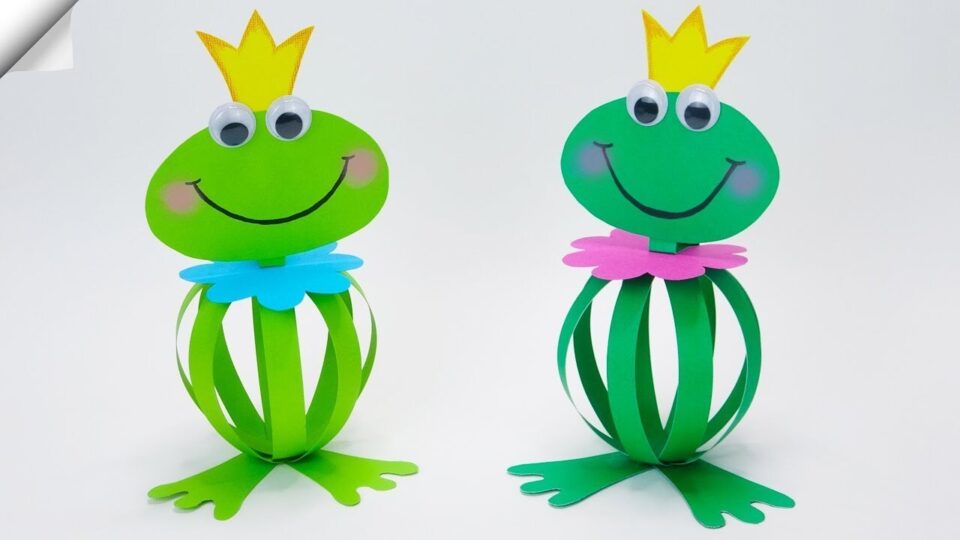 Video thumbnail: Funny Frogs Moving Paper TOYS Easy Paper Crafts
