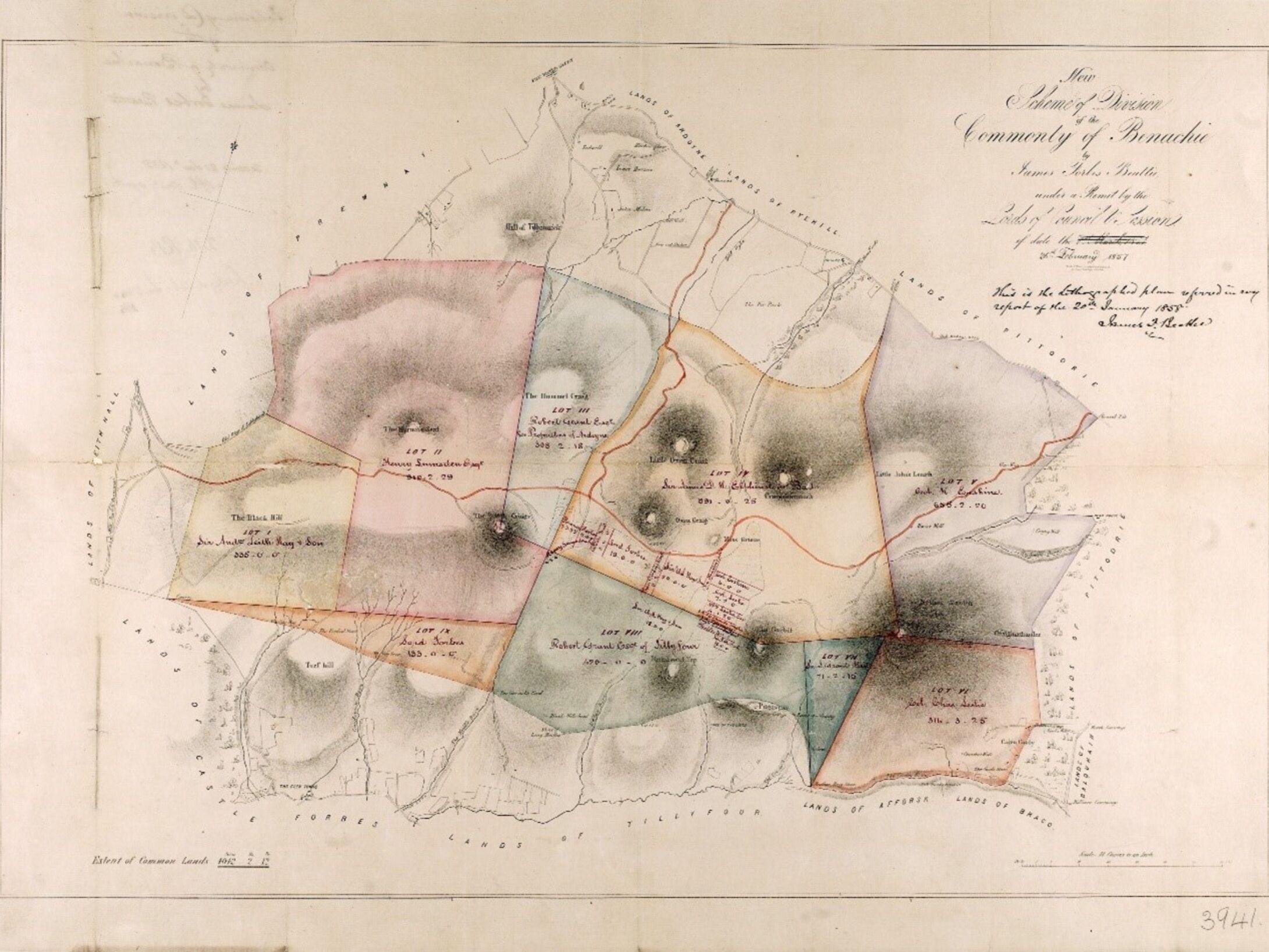 Colony and Division of the Commonty Map
